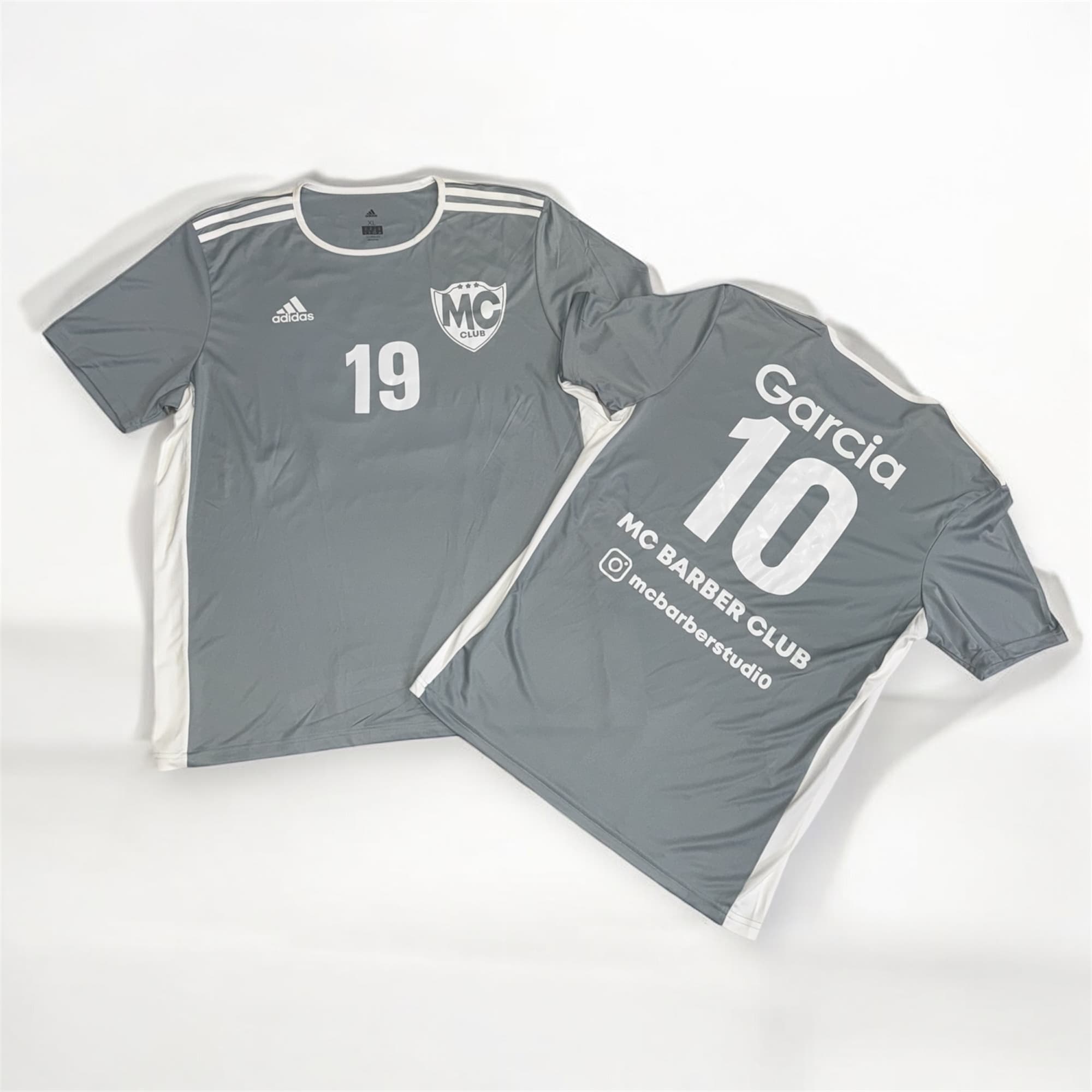Custom MC Barber Club jerseys made by JAV Customs